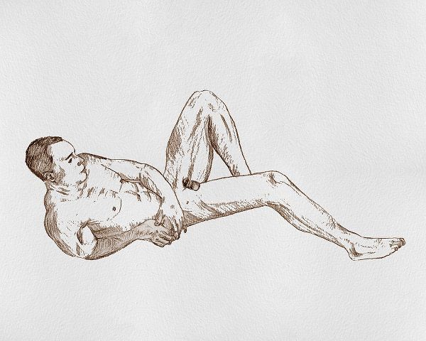 Wang, Melissa 작가의 Male Body Sketch I 작품