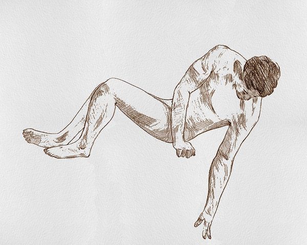 Wang, Melissa 작가의 Male Body Sketch II 작품