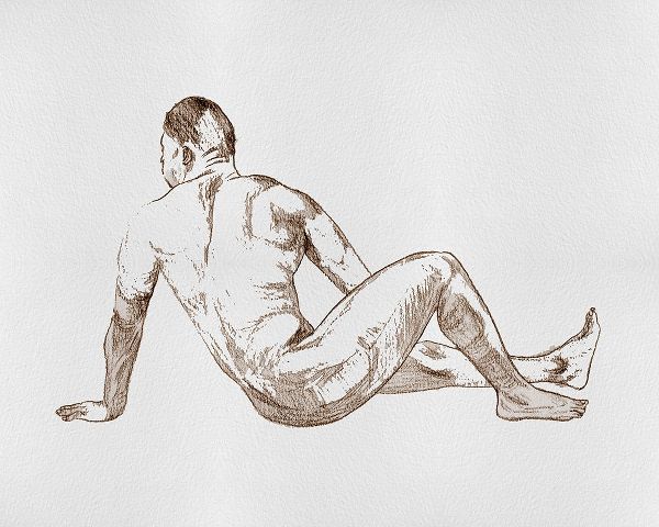Wang, Melissa 작가의 Male Body Sketch III 작품