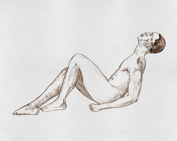 Wang, Melissa 작가의 Male Body Sketch IV 작품