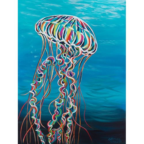 Vitaletti, Carolee 작가의 Colorful Jellyfish I 작품