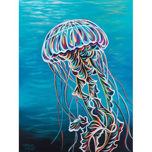 Vitaletti, Carolee 작가의 Colorful Jellyfish II 작품