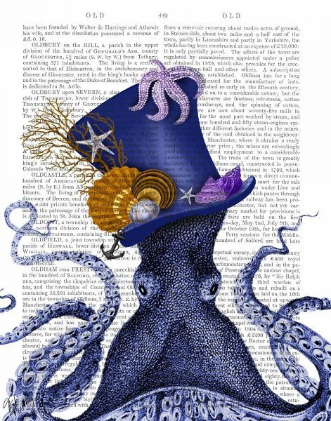 Octopus Nautical Hat