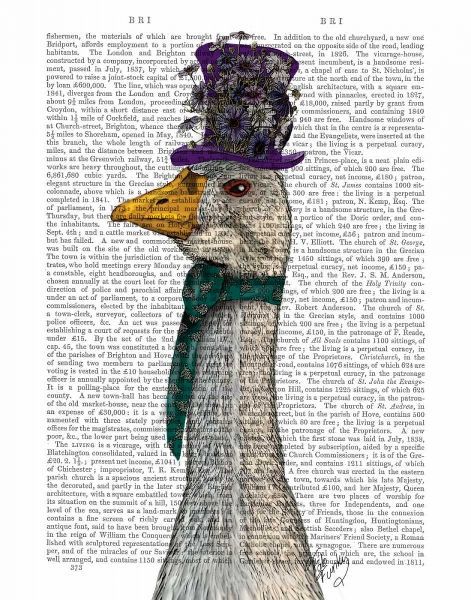 Goose in Purple Hat