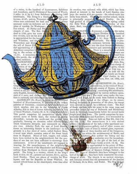 Flying Teapot 3 Blue and Yellow