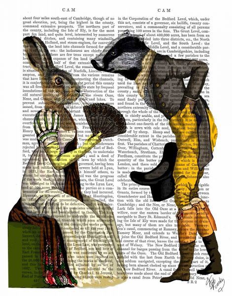 Look Of Love Regency Badger and Hare Couple