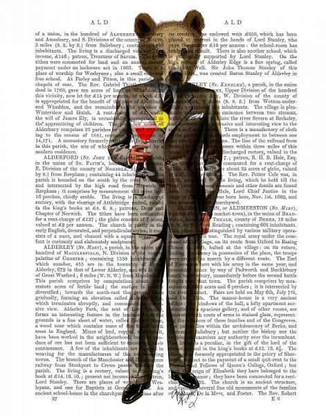 Bear with Cocktail