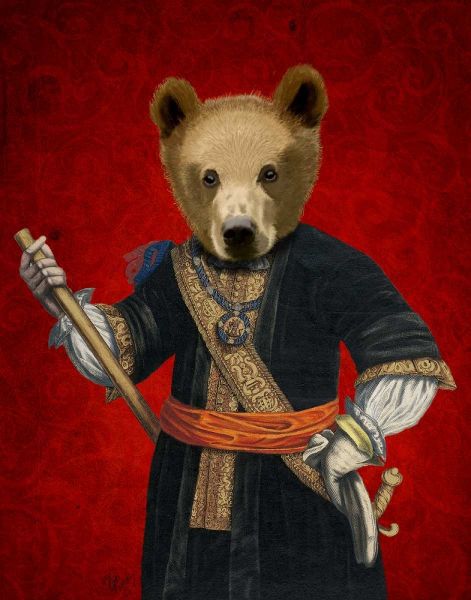 Bear in Blue Robes