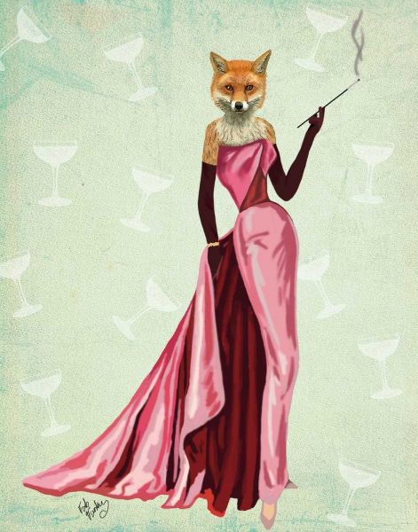 Glamour Fox in Pink