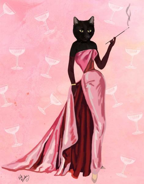Glamour Cat in Pink