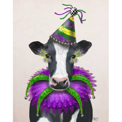 Mardi Gras Cow