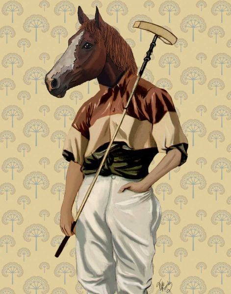 Polo Horse Portrait