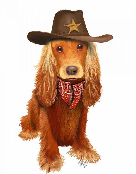 Cocker Spaniel Cowboy