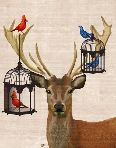 Deer And Bird Cages