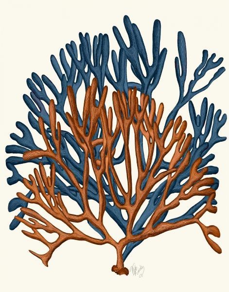 Blue and Orange Corals a