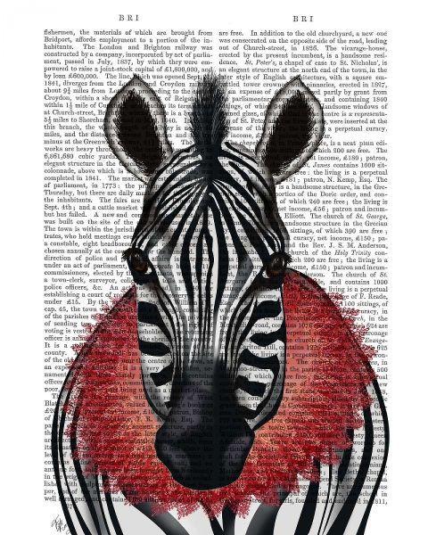 Zebra and Red Ruff
