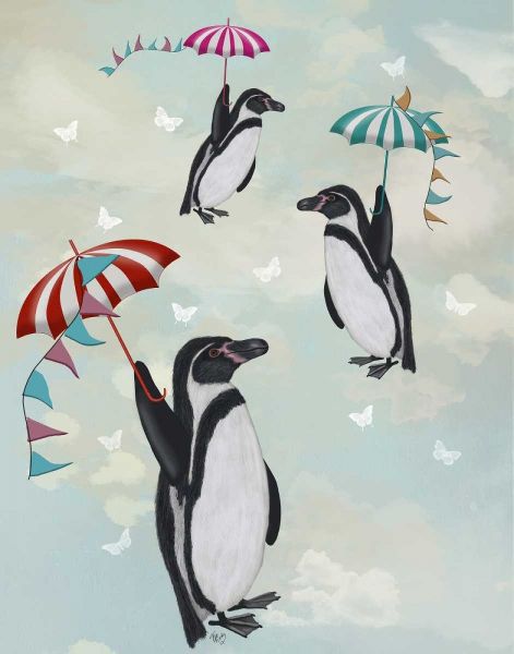Floating Penguins