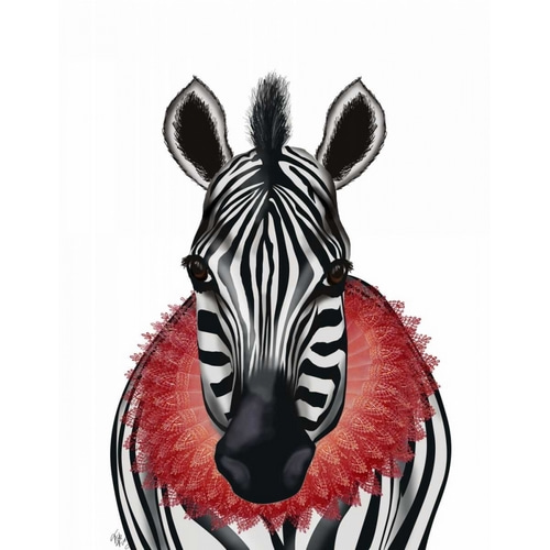 Zebra and Red Ruff