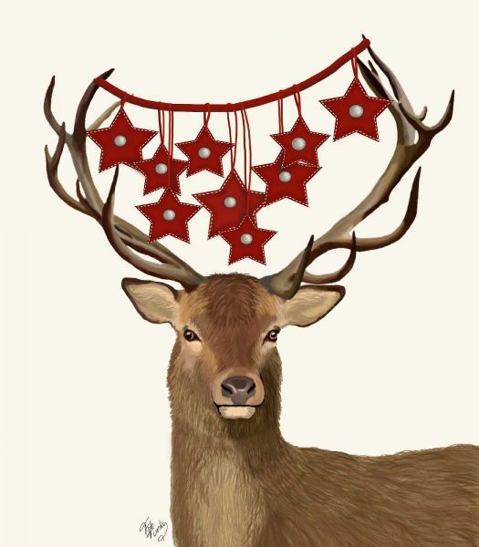 Deer, Star Decorations
