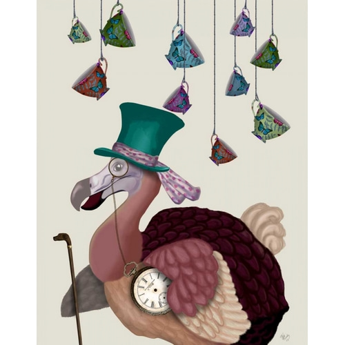 Dodo with Hanging Teacups