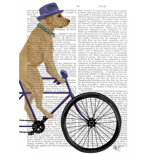 Yellow Labrador on Bicycle