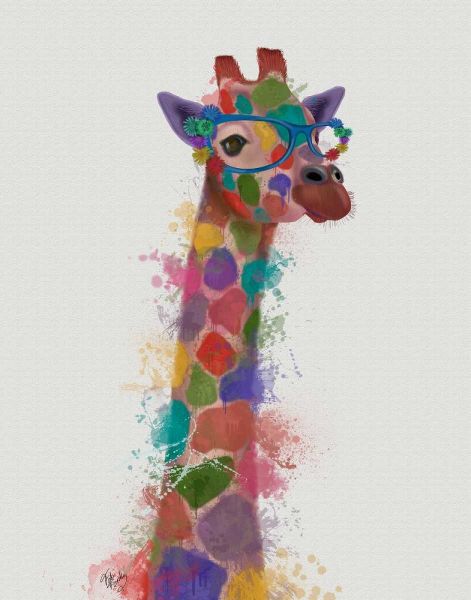 Rainbow Splash Giraffe 2