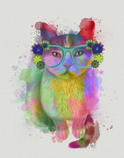 Cat Rainbow Splash 6