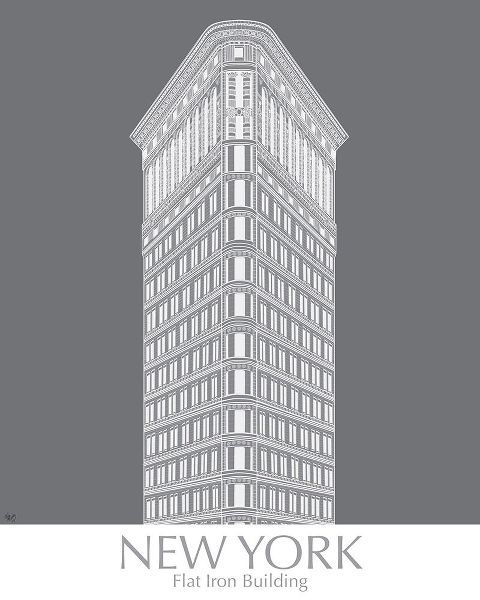 New York Flat Iron Building Monochrome