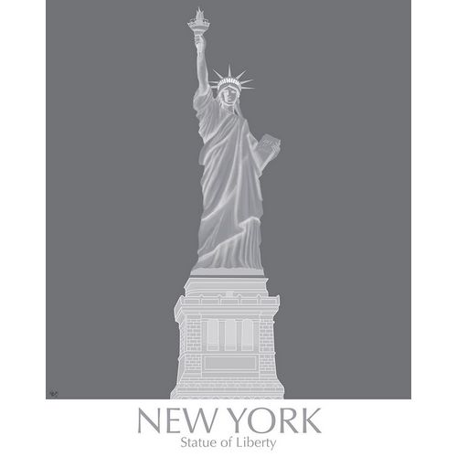 New York Statue of Liberty Monochrome