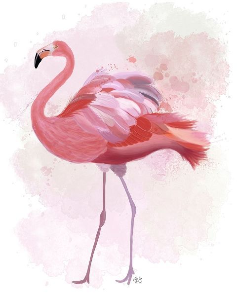 Fluffy Flamingo 1