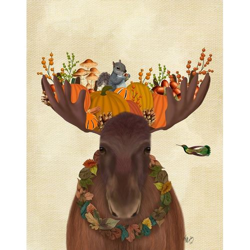 Moose and Pumpkins