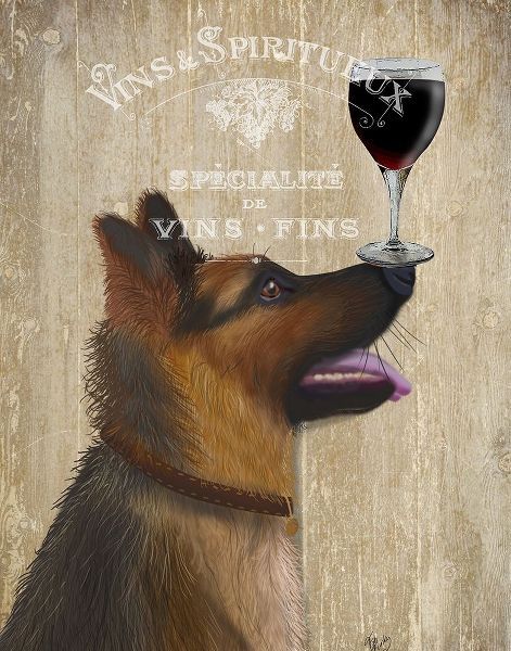 Dog Au Vin, German Shepherd