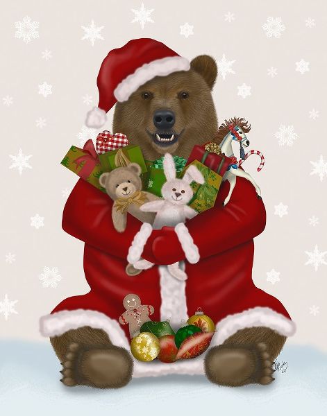 Christmas Christmas Present Bear Hug