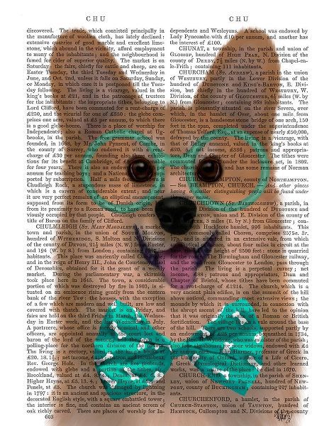 Corgi with Glasses and Bow Tie