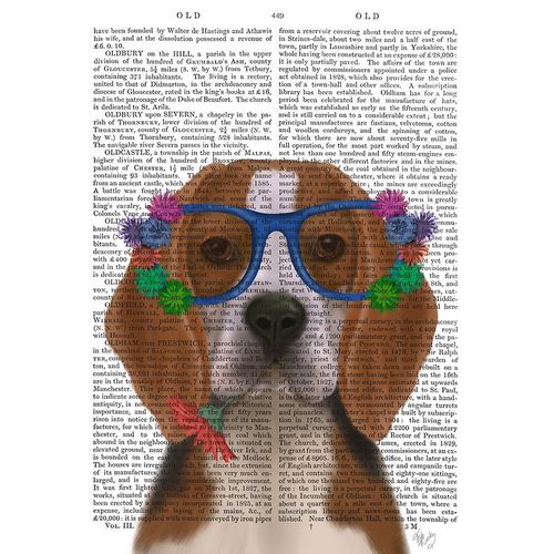 Beagle and Flower Glasses