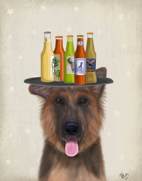 German Shepherd Beer Lover