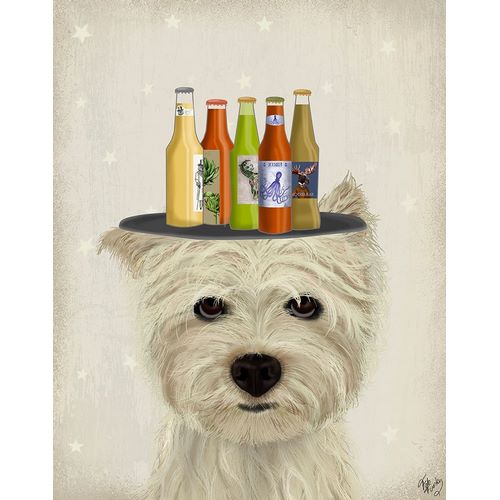 West Highland Terrier Beer Lover