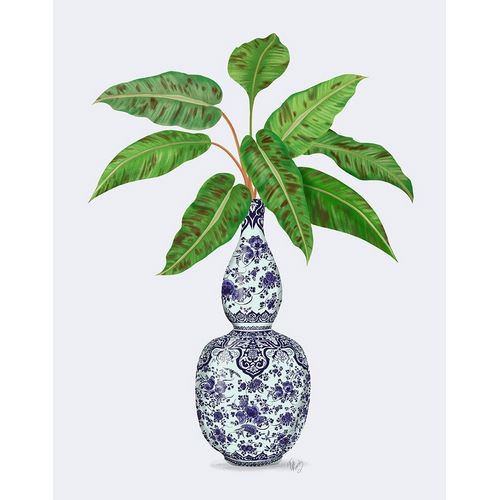 Chinoiserie Vase 1, With Plant