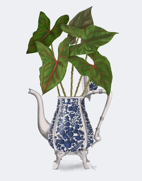 Chinoiserie Vase 4, With Plant