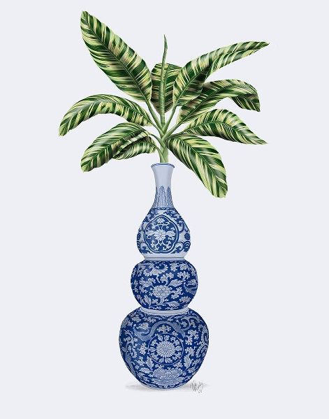 Chinoiserie Vase 7, With Plant