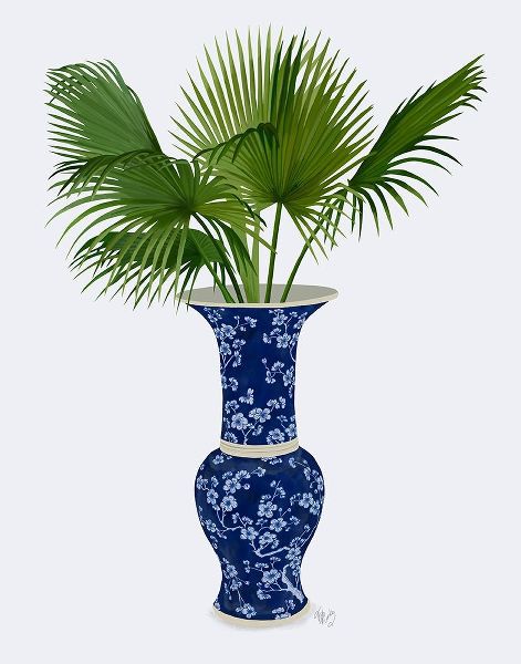 Chinoiserie Vase 8, With Plant
