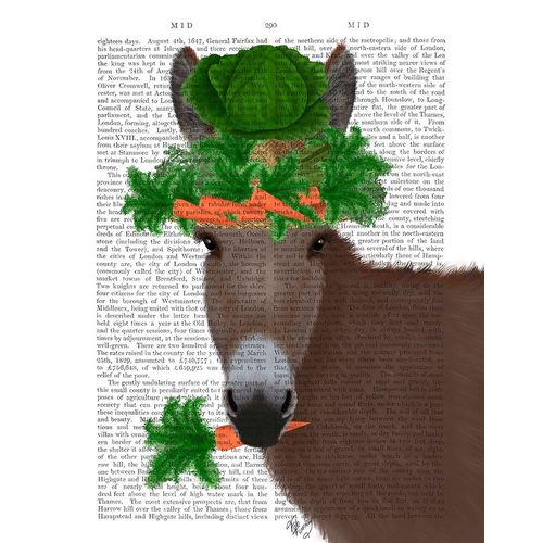 Donkey Carrot Hat Book Print