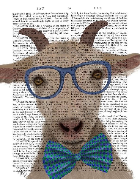 Nerdy Goat Book Print