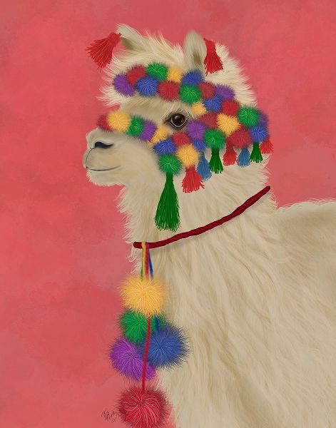 Llama Traditional 2, Portrait