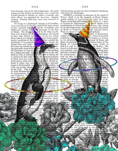 Party Penguins Book Print