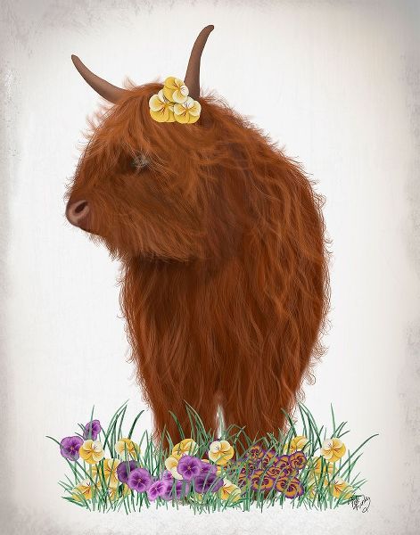 Highland Cow, Pansy