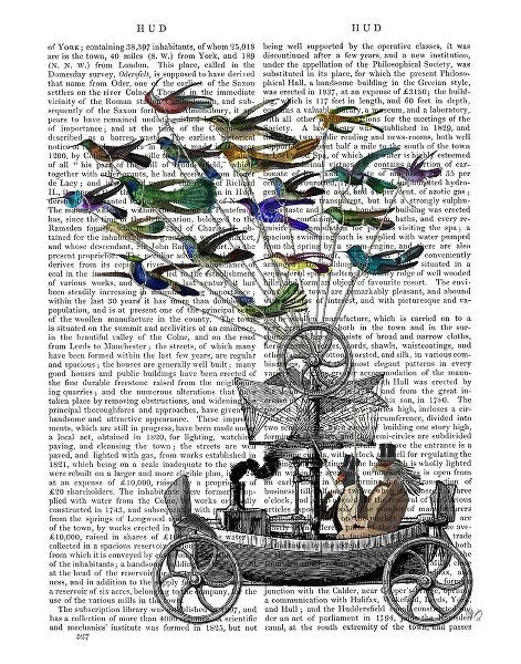 Bird Boat Book Print