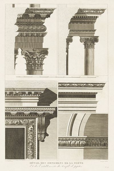 Unknown  작가의 Antique Architectural Details I 작품