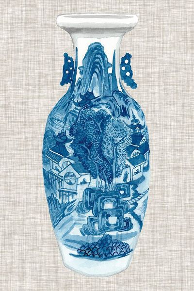 McCavitt, Naomi 작가의 Ming Vase on Linen I 작품