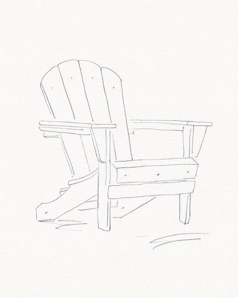 Green, Jacob 작가의 Adirondack Chair Sketch I 작품